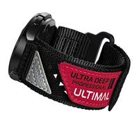 ULTIMAL 20mm Watch Strap Compatible with Samsung Galaxy Watch 7 6 5 4 FE 40mm 44mm/6 4 Classic/5 Pro/Active 2, Nylon Sport Band Compatible with Garmin Vivoactive 6 5 3/Forerunner 645 55 245 (Black)