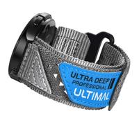 ULTIMAL 20mm Watch Strap Compatible with Samsung Galaxy Watch 7 6 5 4 FE 40mm 44mm/6 4 Classic/5 Pro/Active 2, Nylon Sport Band Compatible with Garmin Vivoactive 6 5 3/Forerunner 645 55 245 (Grey)