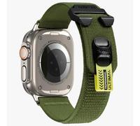 ULTIMAL Compatible with Apple Watch Straps Series 11 10 9 8 7 6 5 4 SE SE2 SE3 Ultra 3/2/1, Elastic Nylon Sport Band for iWatch Strap 46mm 45mm 44mm 49mm (Green)