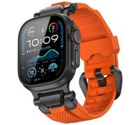 ULTIMAL Compatible with Apple Watch Ultra 3/2/1 band 49mm/46mm/45mm/44mm for Men, Silicone Strap with Durable Stainless Steel Buckle for Apple Watch Ultra 3/2/1 Series 11/10/9/8/7/6/5/4/3/SE3/SE2/SE