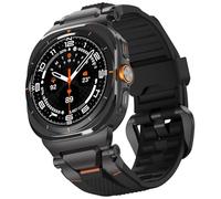 ULTIMAL Watch Band for Samsung Galaxy Watch Ultra 47mm(2024) - Compatible Strap Bands for Men - Rugged Premium TPU & Metal (Black+Black)