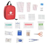 Ultimate 120 Piece Gear Set For Outdoor Adventure Travel And Emergency Car Preparedness (Red, 15x10x5cm)