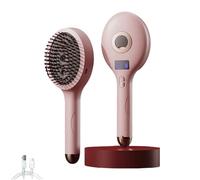 Ultimate 2-in-1 Styling Brush & Hair Mister - Mist Hair Brush with Ergonomic Hair Brush with Water Spray, Reduces Breakage & Adds Brilliance, Perfect for Women, Men & On-The-Go Styling (Pink)