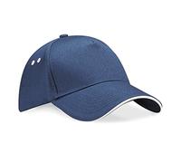 Ultimate 5 panel contrast cap sandwich peak French Navy/ Putty