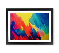 Ultimate Abstract Art Framed Print | A2 Black Framed Wall Art | Ready to Hang | Abstract Fantasy Picture | Living Room Bedroom Lounge Office
