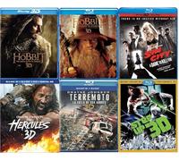 Ultimate Action & Adventure 8-Movie Blu-ray 3d Collection: Amazing Spider-Man 3 / Men in Black 3 / Percy Jackson: Sea of Monsters / 47 Ronin / Poltergeist / Stalingrad / TMNT / G.I. Joe: Retaliation