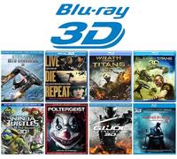 Ultimate Action & Adventure 8-Movie Blu-ray 3D Collection: Wrath & Clash of the Titans/ TMNT/ G.I. Joe: Retaliation/ Star Trek Into Darkness/ Poltergeist/ Live Die Repeat: Edge of Tomorrow & Abraham