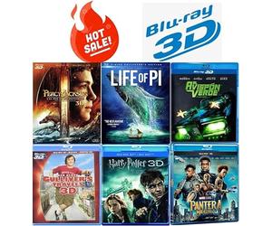 Ultimate Action & Adventure Blu-ray 3D Movie Collection: The Green Hornet / The Great Gatsby / Hansel & Gretel Witch Hunters / Harry Potter and the Deathly Hollows Part 1 / Jupiter's ascending / Percy