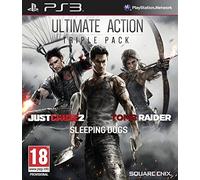 Ultimate Action Triple Pk Just cause 2 sleeping dogs tomb raider PS3 -New Sealed