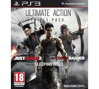 Ultimate Action Triple Pk Just cause 2 sleeping dogs tomb raider PS3 -New Sealed