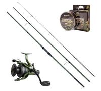 Ultimate Adventure Carp II Green CMR Combo 12ft Rod Set - Carp Fishing Combo