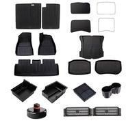 Ultimate All-Weather Floor Mats Set for Tesla Model 3 (2021-2023) - Custom Fit Protection - Heavy-Duty, Weatherproof & Stylish