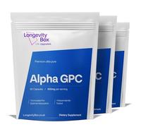 Ultimate Alpha GPC 650mg - 180 Capsules | High-Purity Nootropic for Focus, Memory, Motivation, Mood & Energy | Over 99% Pure GPC | Gluten-Free | Third Party Tested, 60 Days Supply