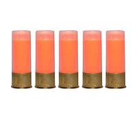 Ultimate Arms Gear ST Action Pro Pack Of 10 Inert 12 GA 12GA Gauge Shotgun Orange Safety Trainer Cartridge Dummy Ammunition Ammo Shell Rounds with Brass Case