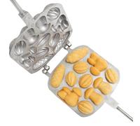 Ultimate Assorted Cookie Maker square shape For Filling from 5 Oreshki Mold + 2 Pine Cone Cookie Cutter + 4 Mushroom Cookie Candy Maker - Walnut Mold 11 halves - Molde Para Hacer Nueces Cubanas