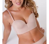 Wonderbra Womens Ultimate Backless Plunge Bra - Beige - Size 32C