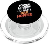 Ultimate Bar Hopper Cell Phone Tower Climber PopSockets PopGrip for MagSafe