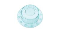 Ultimate Bathtub Overflow Drain Cover & Stopper - Adjustable Leak-Proof Bath Drain Cover for Deeper Soaks, Spa Essentials, for Mom & Bath Lovers -4" (Blue)