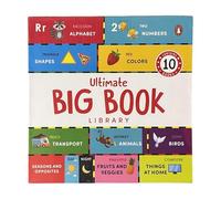 Ultimate Big Book Library: Alphabet, Numbers, Animals, Transport & More - Ten Essential Early Learning Board Books for Toddlers (10-Book Set)