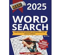 Ultimate Big Print, MAXI Word Search: 4,000 Diverse Puzzles for Hours of Brain-Boosting Fun: Large Print Word Search Puzzle Book for Adults and ... | Boost Your Brainpower with Engaging Puzzles