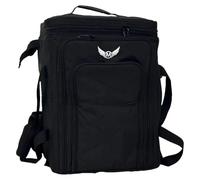 Ultimate Board Game Travel Bag - Storage for 10 Games, Water-Resistant, Adjustable Strap & Handles - Perfect for Game Nights, Black, Game Bag Black