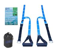 Ultimate Body Press Body Weight Resistance Trainer - Complete Functional Training System with Door Anchor & Quick S-Hooks - Professional Strength Straps for Full Body Workouts