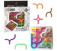 Ultimate Brain Puzzle Game,3D Brain Teaser Puzzles,Intelligence Puzzle Toy,for Kids Puzzle Box Brain Game Building Block Intelligence Educational Gift