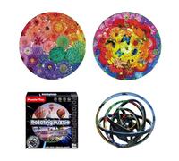 Ultimate Brain Teaser Flip Puzzle Game for All Ages - Challenging 360- Perfect for Adults Teens and Families - Mind-Bending Experience (C, 14. 5 * 14. 5 * 1. 5cm)