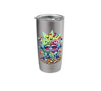 Ultimate Candy Battle Royale-Fighting Sweets go Large Stainless Steel Insulated Tumbler