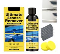 Ultimate Car Scratch Remover Kit, Scratch Remover with Sponge&Nano Sparkle Cloth, Car Paint Scratch Repair for Any Car Scratches, Repair Paint Scratches & Water Spots, Long-Lasting Protection (1PC)