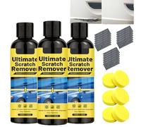 Ultimate Car Scratch Remover Kit, Scratch Remover with Sponge&Nano Sparkle Cloth, Car Paint Scratch Repair for Any Car Scratches, Repair Paint Scratches & Water Spots, Long-Lasting Protection (3PCS)