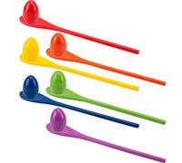 Ultimate Carnival Game Egg And Spoon Relay for Kids and Adults Perfect for Outdoor Activities Yard Games Holiday Celebrations Easter Egg Hunts Halloween Parties Birthdays (One Size)
