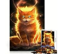 Ultimate Cat Power Up 1000 Piece Jigsaw Puzzle Thought Challenge Cozy Relaxation Cut Precisely (38x26cm)