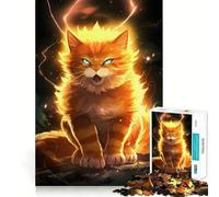 Ultimate Cat Power Up 1000 Piece Jigsaws Creative Skill Toy Tight Lock No Loose Pieces Bonding Activity for Loved Ones (38x52cm)