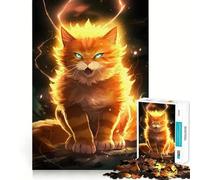 Ultimate Cat Power Up 1000 Pieces Puzzles for Teenagers Mind Boost Fun High Accuracy Cutting Craft Calming Mental Break Activity (38x26cm)