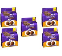 Ultimate Chocolate Lovers Variety Pack PMP - 7 Flavours: Twrl Bites, Oro, White, Orange, Caramel Nibbles, Caramilk & Classic Milk Chocolate - 85g CDB Treat Bags (5 x Pack, Orange Button)
