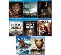 Ultimate Christmas 7-Movie Christian Biblical Faith Blu-ray Collection: Noah / Risen / The Bible: In the Beginning / The Robe / Son of God / Killing Jesus / The Young Messiah [Bluray]