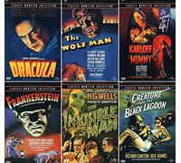 Ultimate Classic Monster DVD Collection: Universal Pictures Complete 6 Movies (Dracula/Wolf Man/Mummy/Frankenstein/Invisible Man/Black Lagoon)