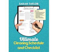 Ultimate Cleaning Schedule and Checklist: Daily Weekly and Monthly Household Cleaning Schedule, Housekeeping Checklist Planner, and Organizer
