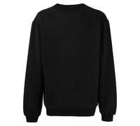 Ultimate Clothing Collection Men's UCC 50 50 Heavyweight Plain Set-In Sweatshirt Top in Black | Size: 2XL Ultimate Clothing Collection Black 2XL
