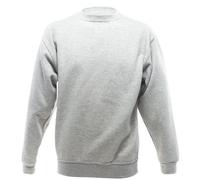 Ultimate Clothing Collection Men's UCC 50 50 Heavyweight Plain Set-In Sweatshirt Top in Grey | Size: XS Ultimate Clothing Collection Grey XS