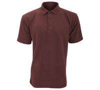 Ultimate Clothing Collection Men's UCC 50 50 Plain Pique Short Sleeve Polo Shirt in Burgundy | Size: XS Ultimate Clothing Collection Burgundy XS