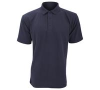 Ultimate Clothing Collection Men's UCC 50 50 Plain Pique Short Sleeve Polo Shirt in Navy | Size: Small Ultimate Clothing Collection Navy S