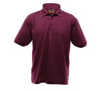 Ultimate Clothing Collection UCC 50/50 Mens Heavweight Plain Pique Short Sleeve Polo Shirt