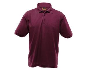 Ultimate Clothing Collection UCC 50/50 Mens Heavweight Plain Pique Short Sleeve Polo Shirt