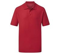Ultimate Clothing Company Mens Short Sleeve Polo Shirts, Red, XX-Large. UCC003