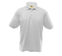 Ultimate Clothing Heavyweight Polo Shirt Unisex, White, XL