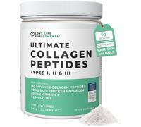 Ultimate Collagen Peptides Powder by LLS, Grass Fed Bovine & UC II Chicken Collagen, High Strength Hydrolyzed Protein Supplement for Women & Men, Joints, Skin & Hair, 547g, 30 Servings, UK Made