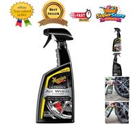Meguiar's G180124EU Ultimate All Wheel Cleaner Iron Remover 709ml, Changes colour as it cleans!