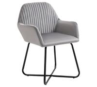 Ultimate Comfort Grey Velvet Accent Chair: Modern Design, Metal Base, Upholstere